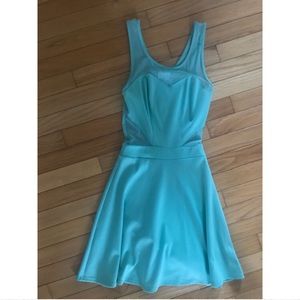 Teal LA Hearts skater dress